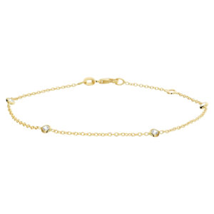 Armband zirkonia 17 - 19 cm