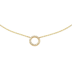 Collier diamant 0.11ct h p1 40 - 44 cm