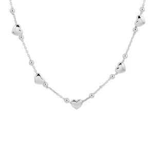 Collier hartjes 36 + 3 cm