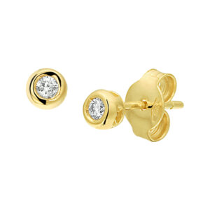 Oorknoppen diamant 0.06ct (2x0.03ct) h si