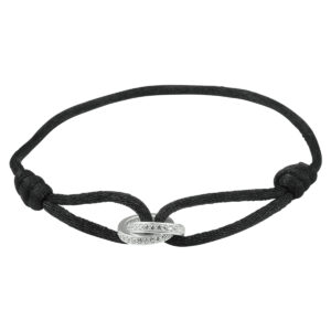 Armband satijn zirkonia